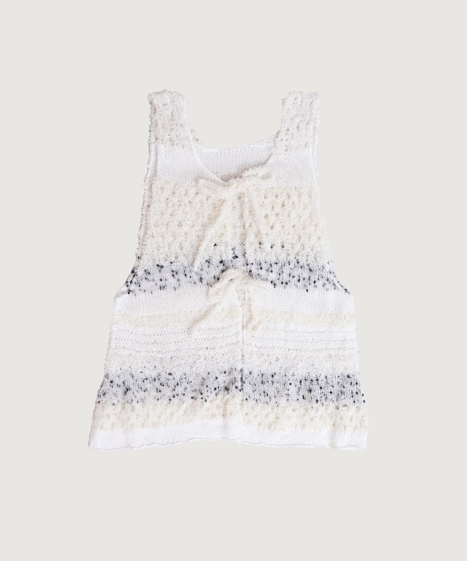 【予約販売】ぽつぽつ糸のcraft　knitベスト