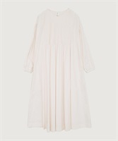 バスクシャツみたいなピンタックワンピース(キナリ-F)