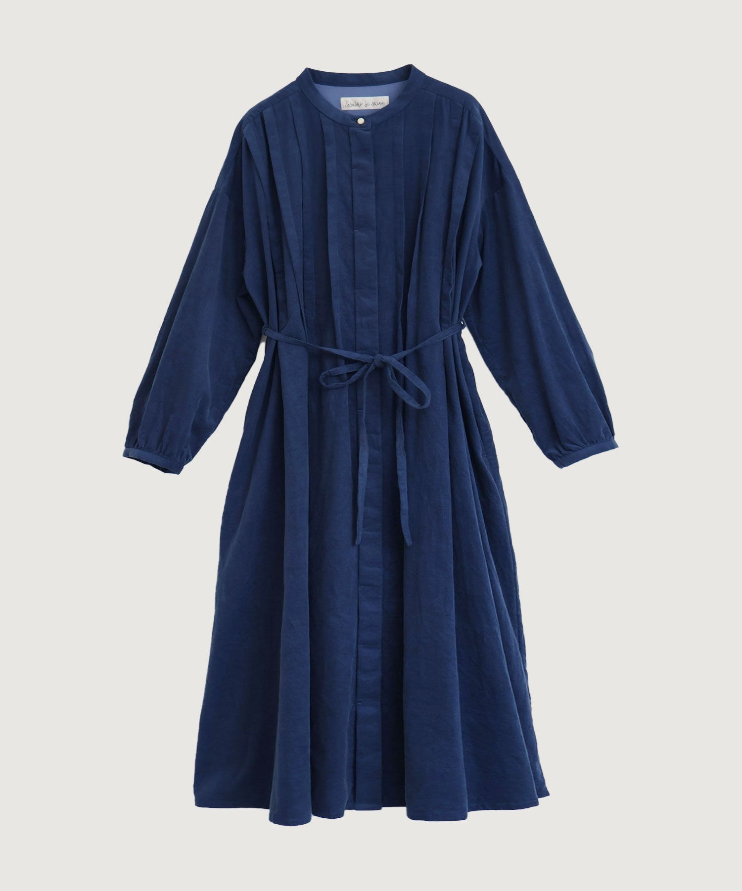 【予約販売】21Wシャツコール タックワンピース