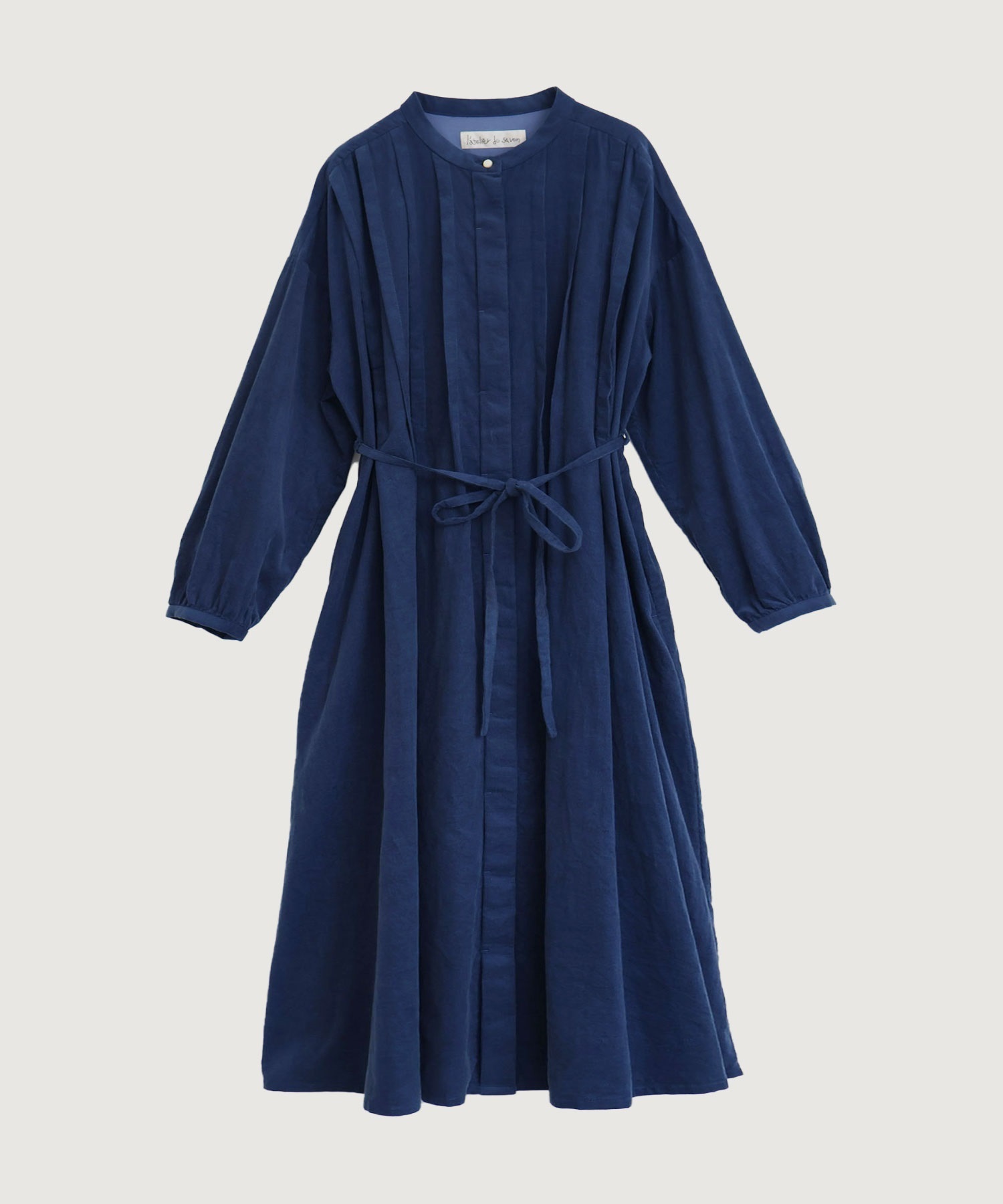 21Wシャツコール タックワンピース