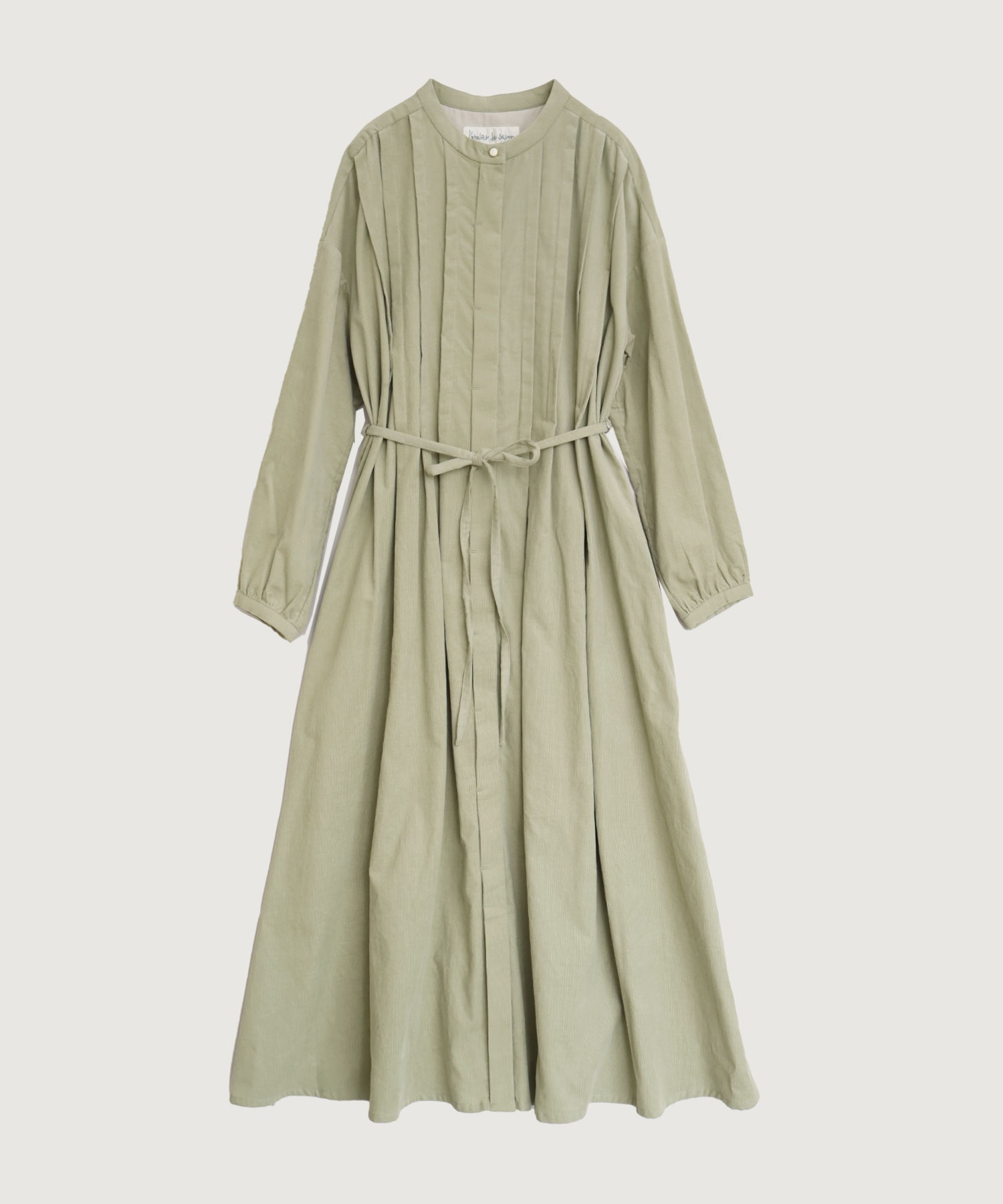 21Wシャツコール タックワンピース