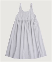 【予約販売】ぽつぽつしたミニチェック　ジャンパースカート(アオ-F)