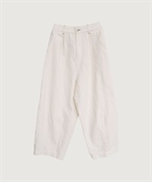 【予約販売】washi cotton ちょいまるカーブパンツ(キナリ-F)