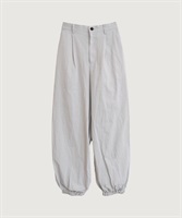 スウェットみたいな裾ゴムパンツ(グレー-F)