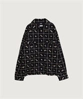 BLOCK TILE CHECK シャツ(クロ-F)