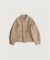 EVO DOWN W ZIP ブルゾン(ベージュ-F)