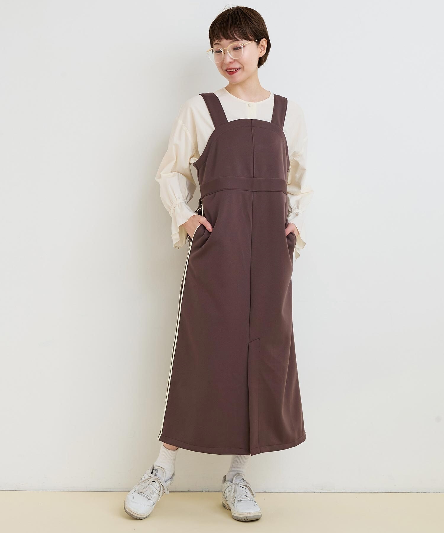 LINE Jersey ジャンパースカート