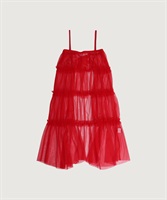 TULLE frill onepiece(アカ-F)