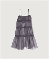 TULLE frill onepiece(グレー-F)