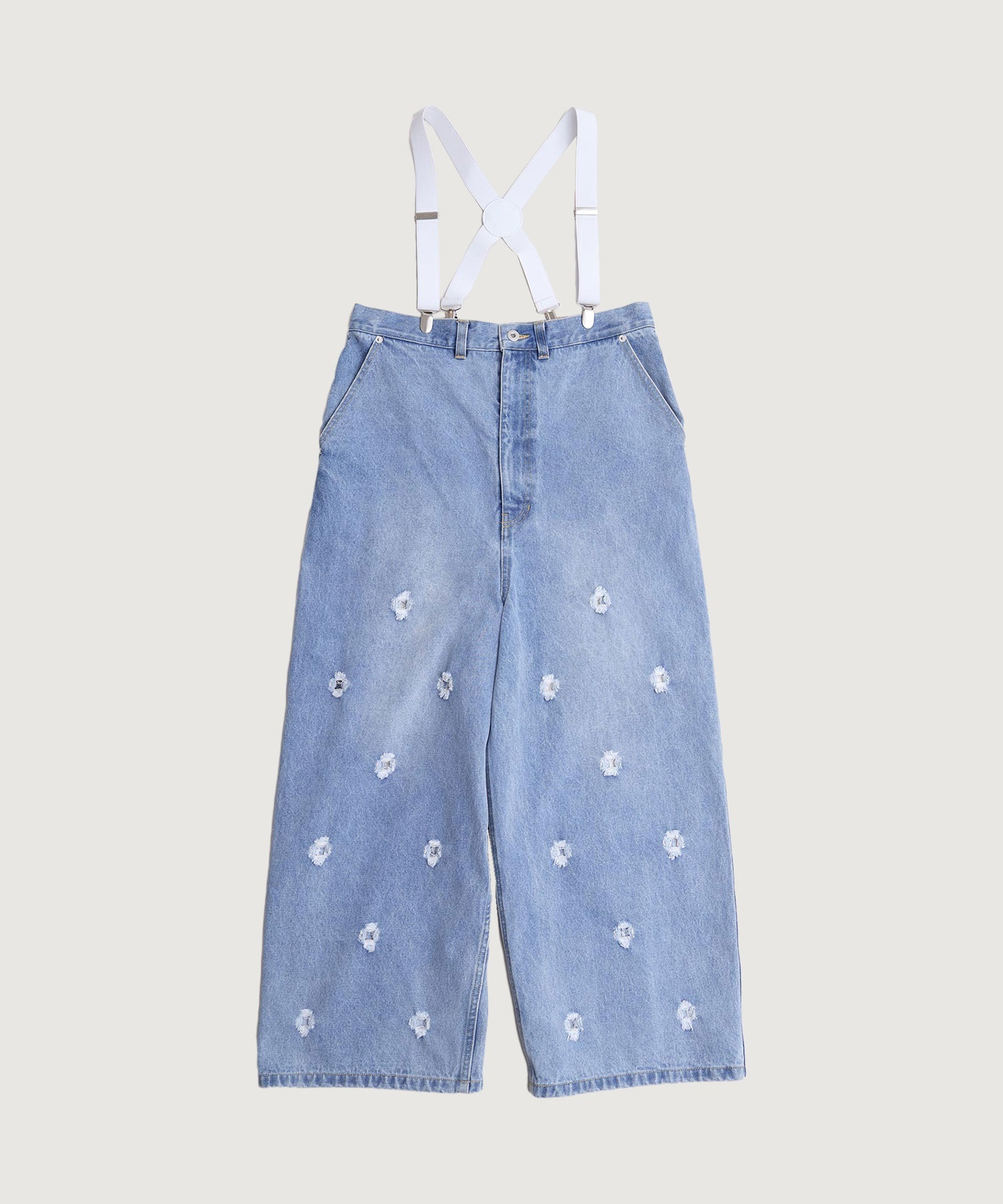 HOLE SUSPENDER PAPA デニム