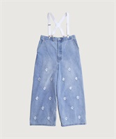 HOLE SUSPENDER PAPA デニム(サックス-F)