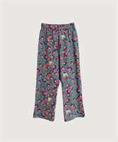 Arctic Flower スリットパンツ(グリーン-F)