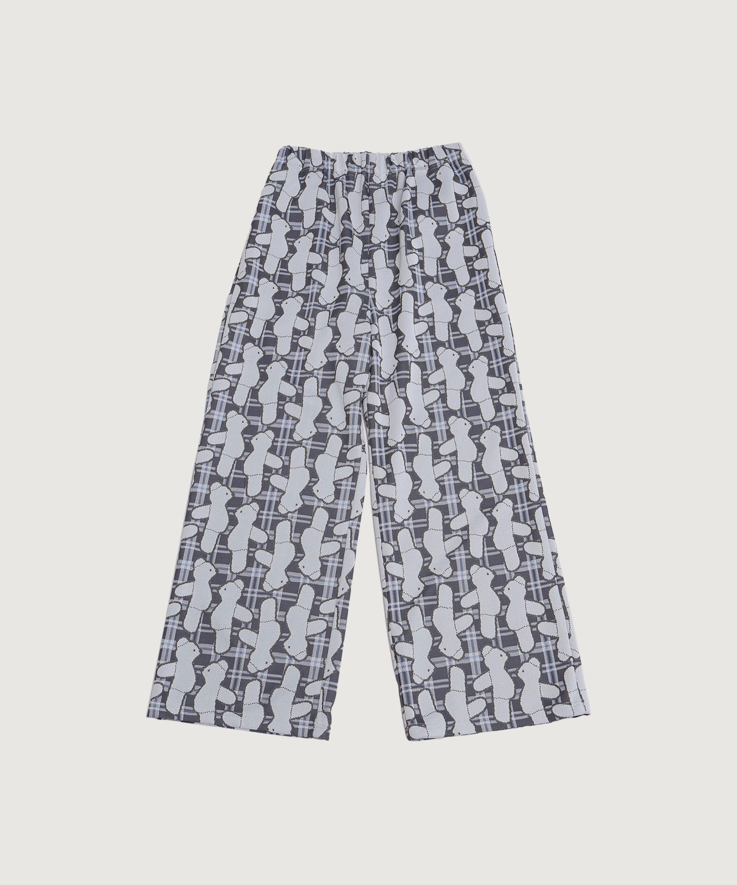 BEAR PATTERN ジャカード パンツ