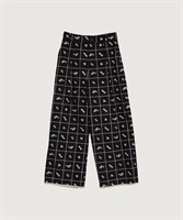 BLOCK TILE CHECK パンツ(クロ-F)