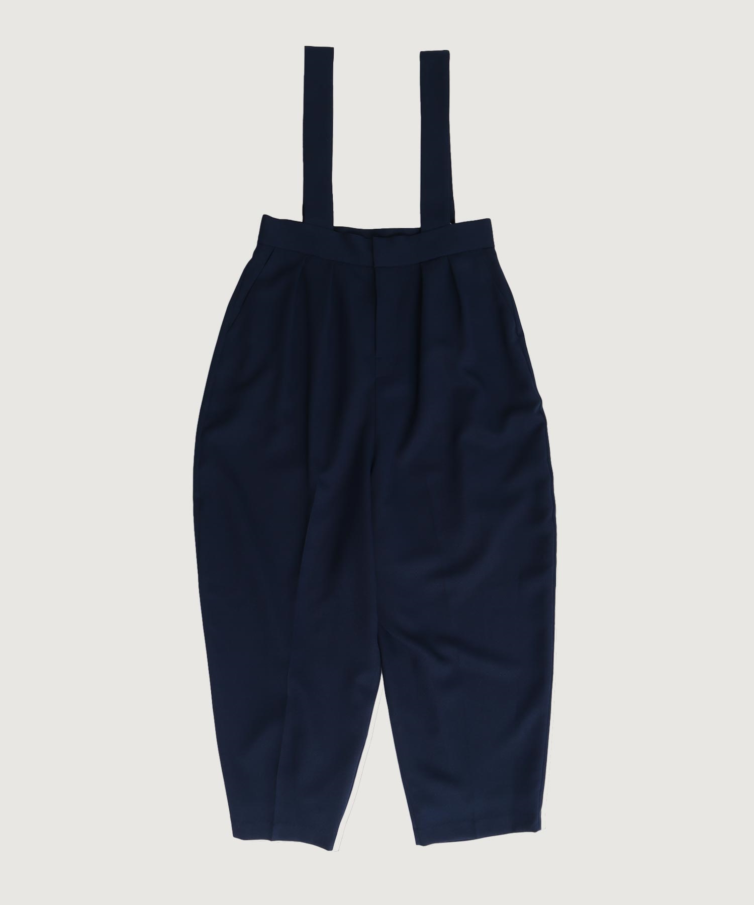 LINEN-LIKE BONBON タックつりパンツ