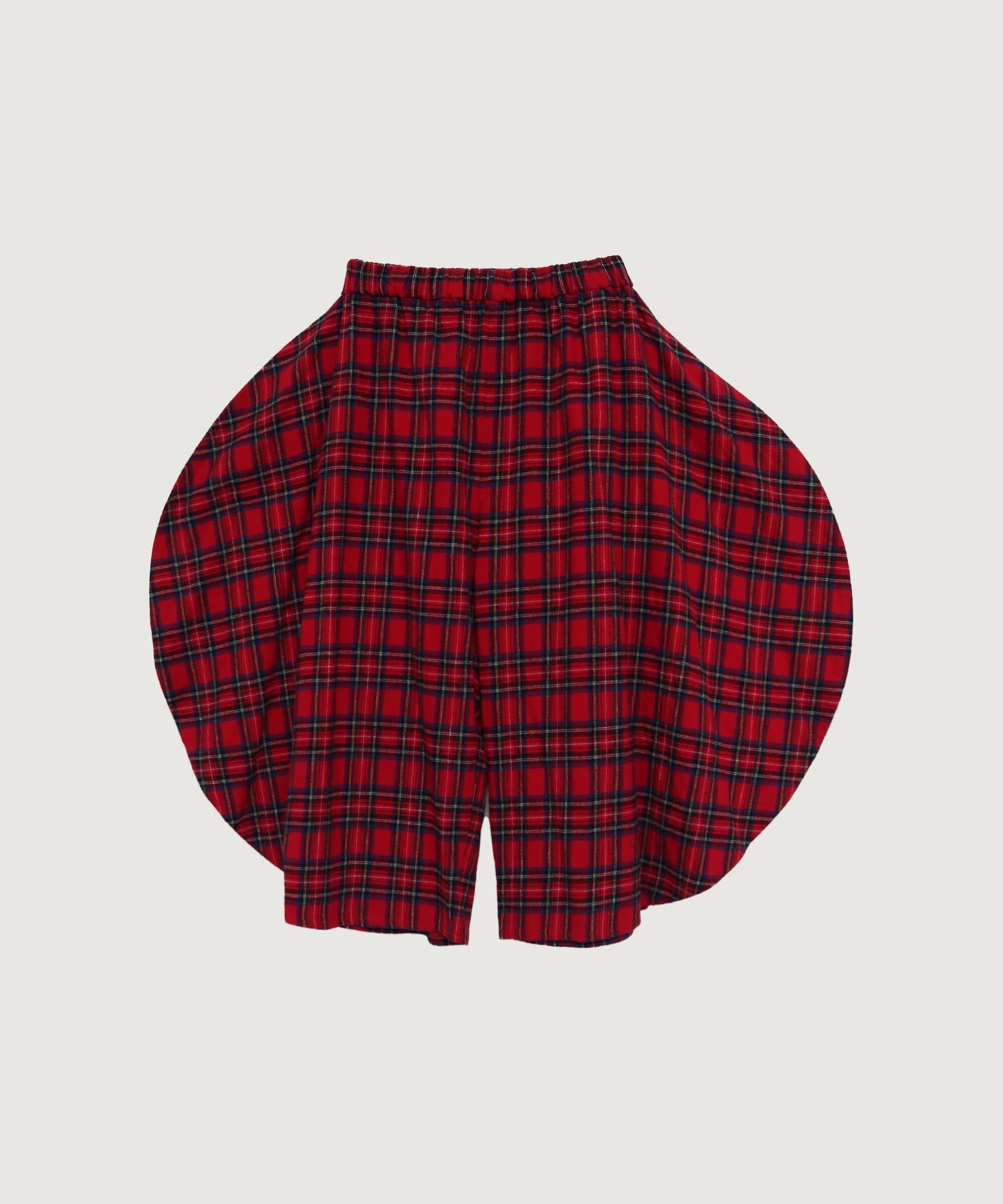 TARTAN CHECK FULLMOON PANTS(アカ-F)
