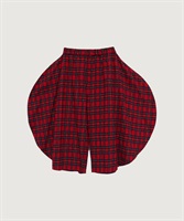 TARTAN CHECK FULLMOON PANTS(アカ-F)