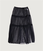 【予約販売】TISSUE SKIRT(クロ-F)