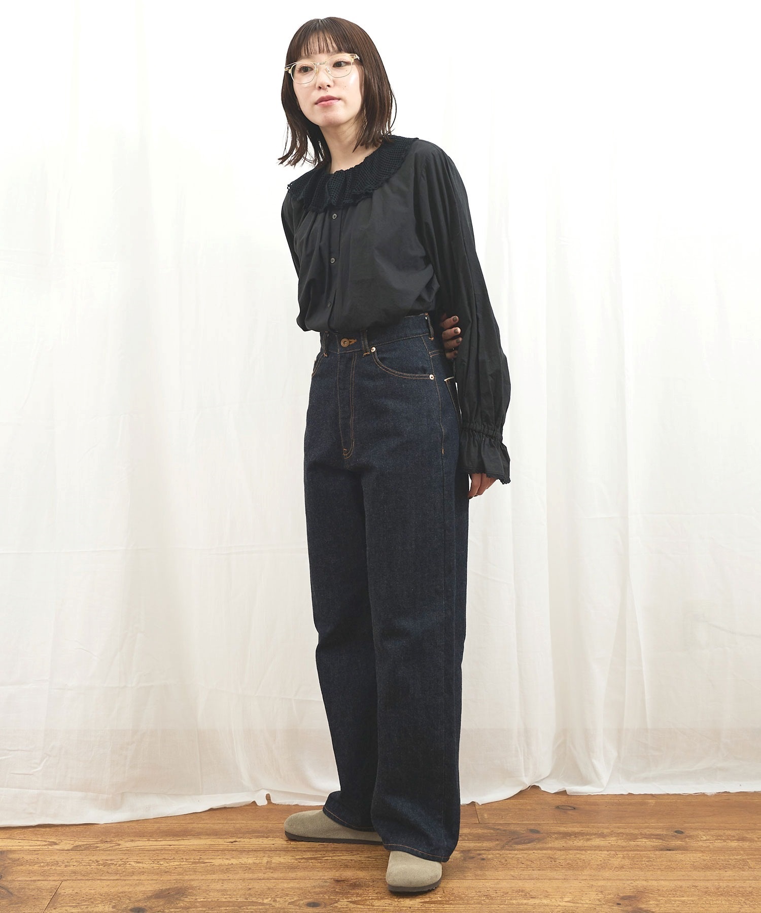 トップス figlondon Kitty blouse fig London ブラウス シャツ Kitty