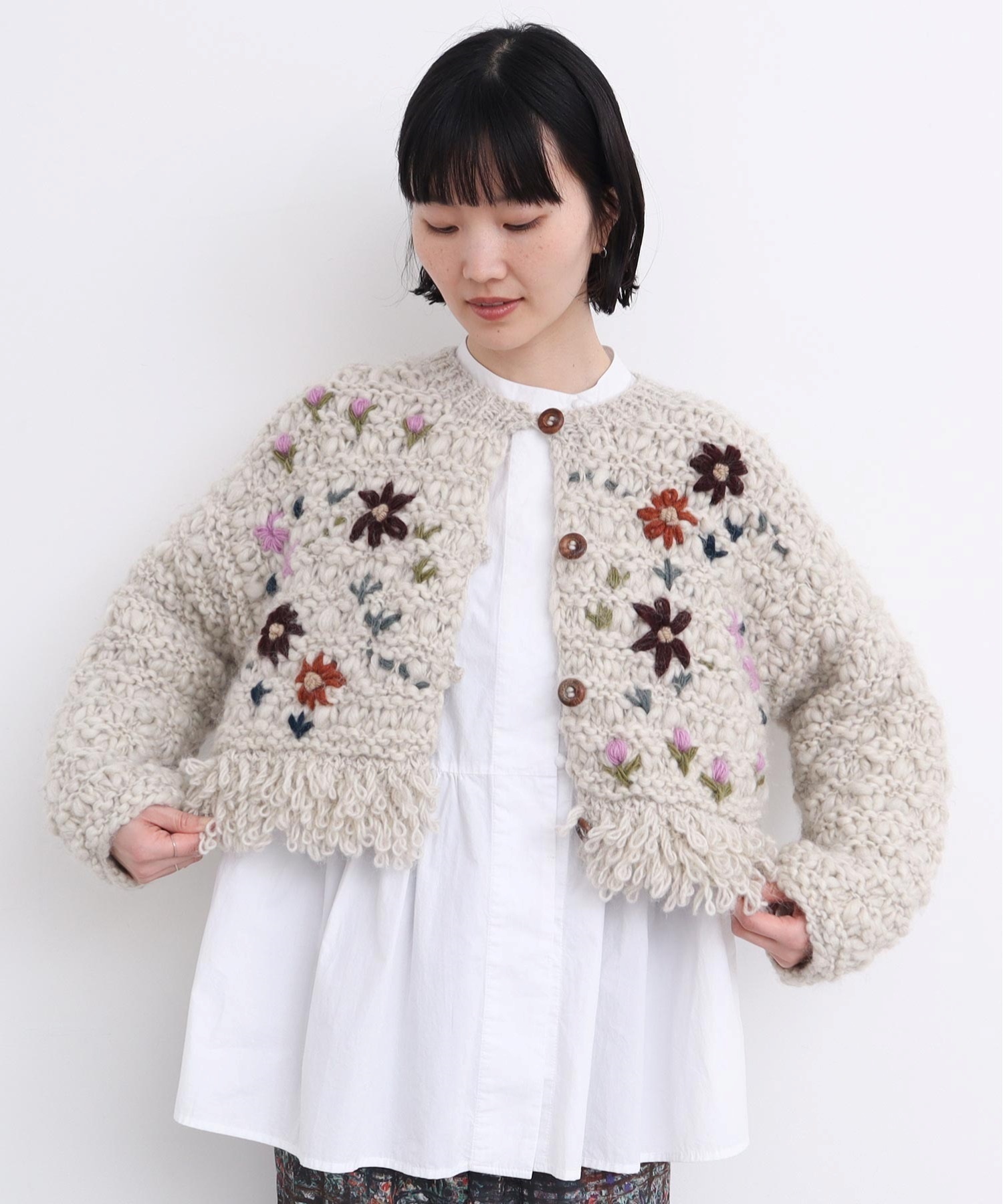 極美品✨銀サガ　サガミンク　ポンチョ　カーディガン　フワフワモコモコ♪ 極美品✨銀サガサガミンクポンチョカーディガンフワフワモコモコ♪