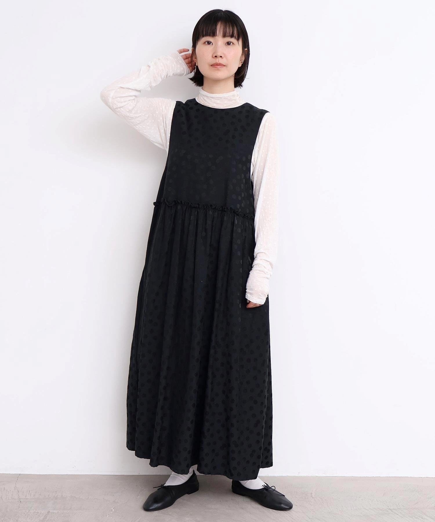 新品　25年モデル　半額以下　Plantation　ジャガードワンピース　日本製 新品 25年モデル 半額以下 Plantation ジャガードワンピース