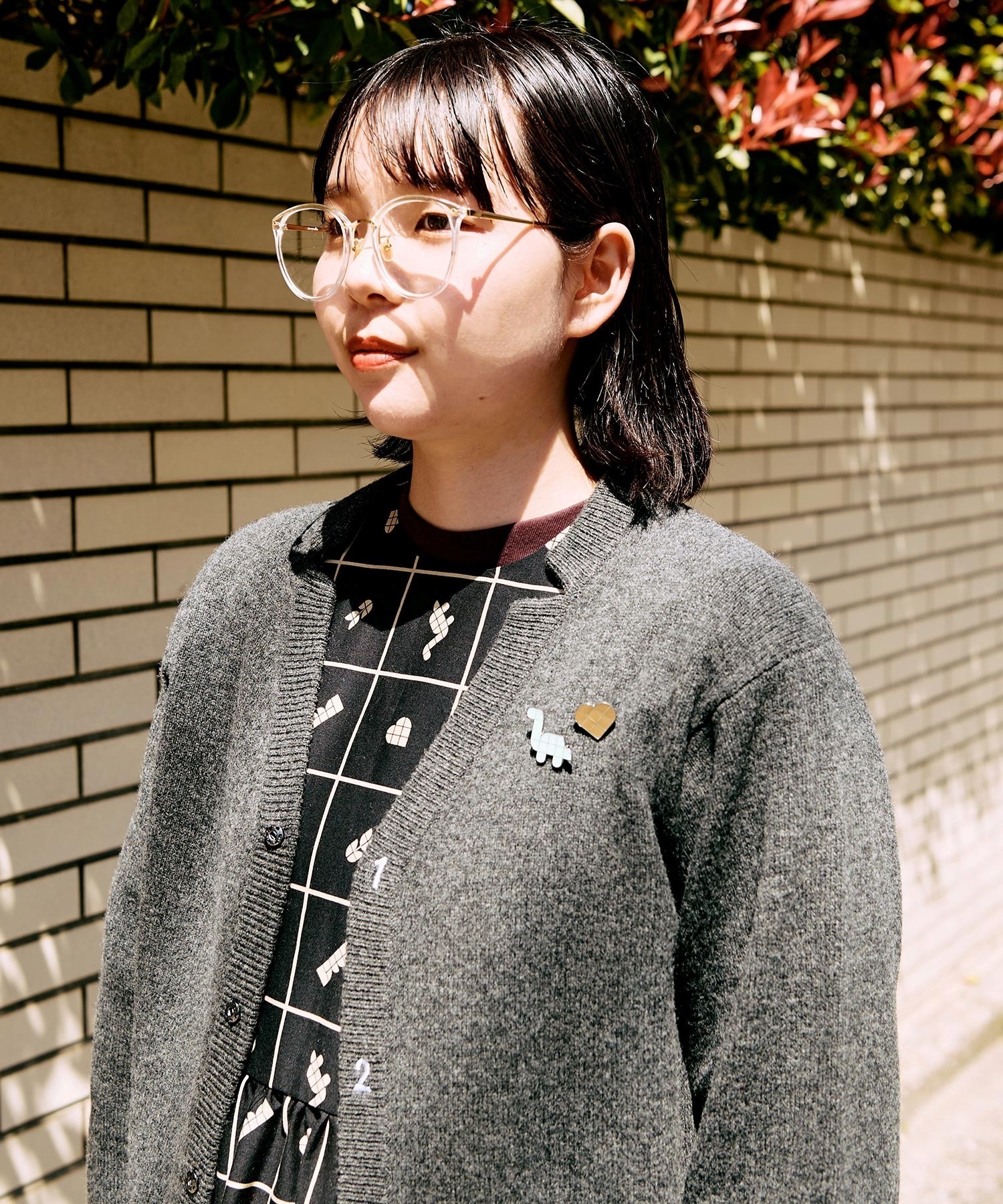 胡桃ブローチ　kei 商品詳細ページ